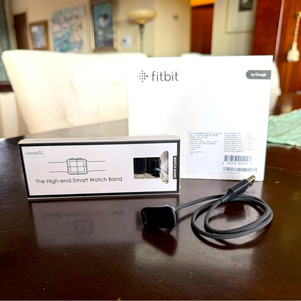 New Google Fitbit Charge 6 Premium Fitness Tracker Black